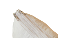FLExxIMA-med Kopfkissen Schafwolle+Dinkelsp./Lav. 2-Kammer Kissen 40x60 cm