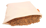 FLExxIMA-med Hirsespelz-Lavendel Kissen 25x25 cm 100% Baumwolle